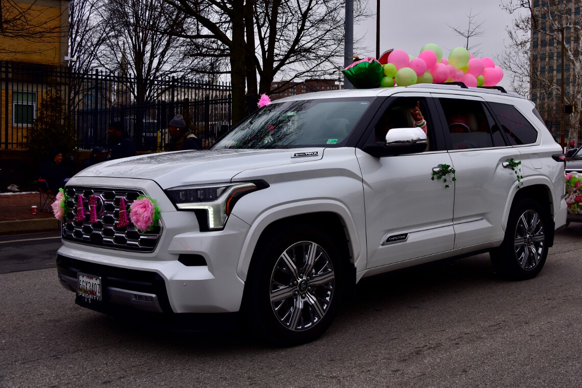 Alpha Kappa Alpha Sorority Epsilon Omega Chapter Driving Through