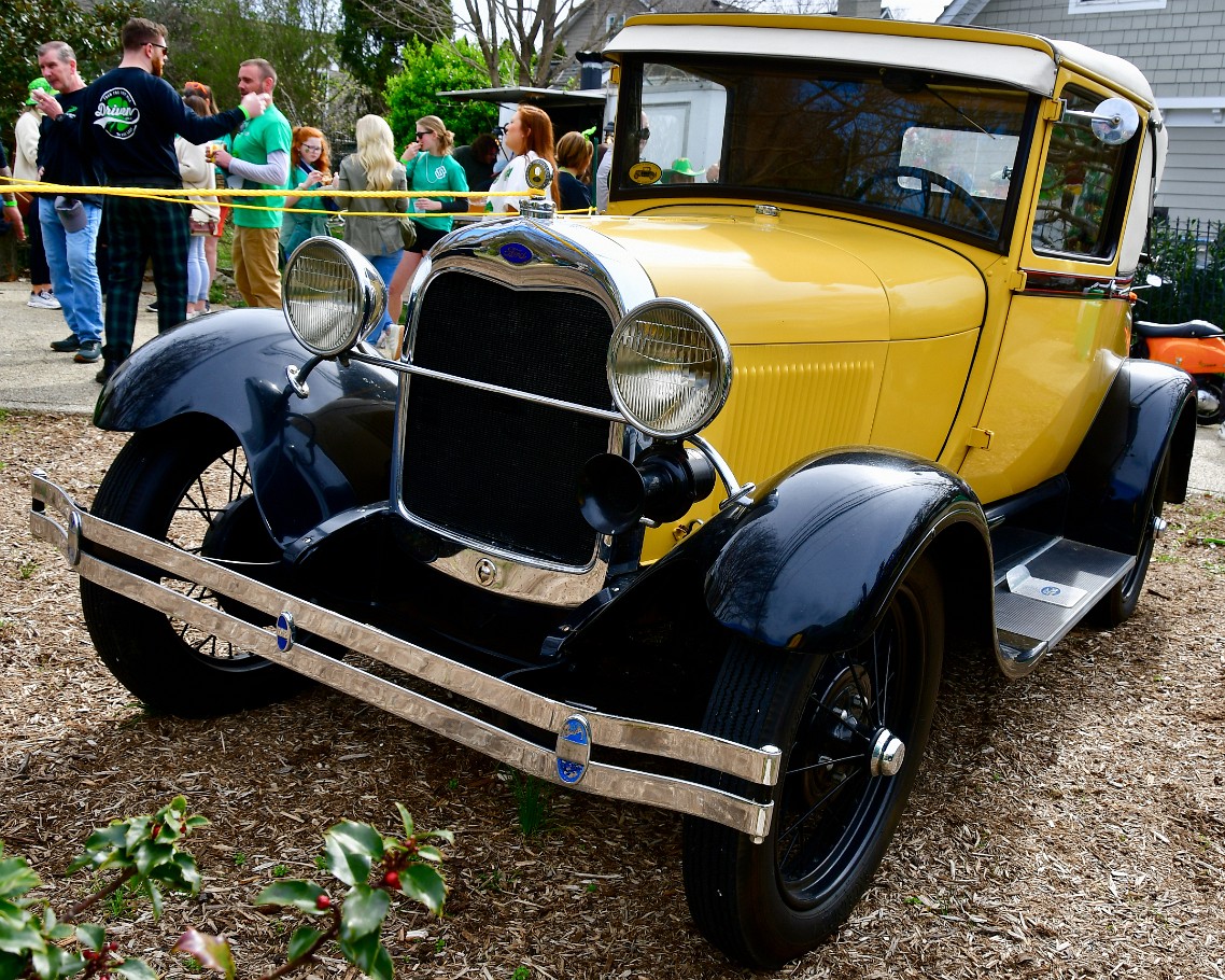 Beautiful Yellow 1928 Ford