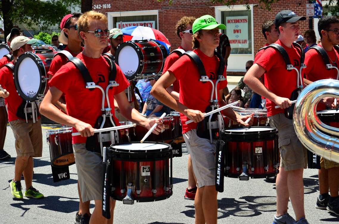 Drum Line in Red Drum Line in Red