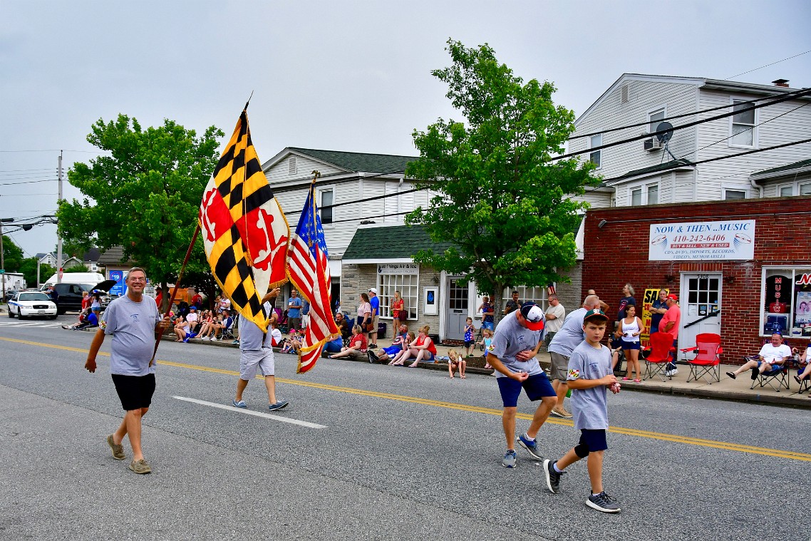 Maryland Flag and a Big Smile