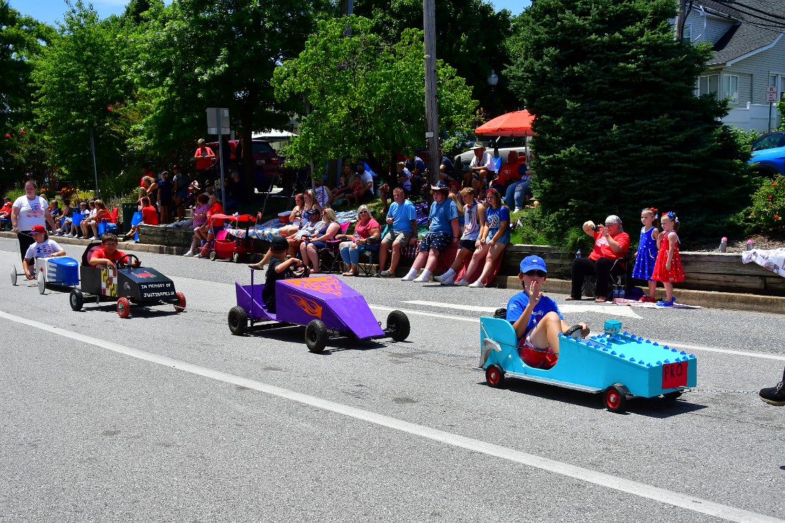 Soap Box Derby Racers Towed