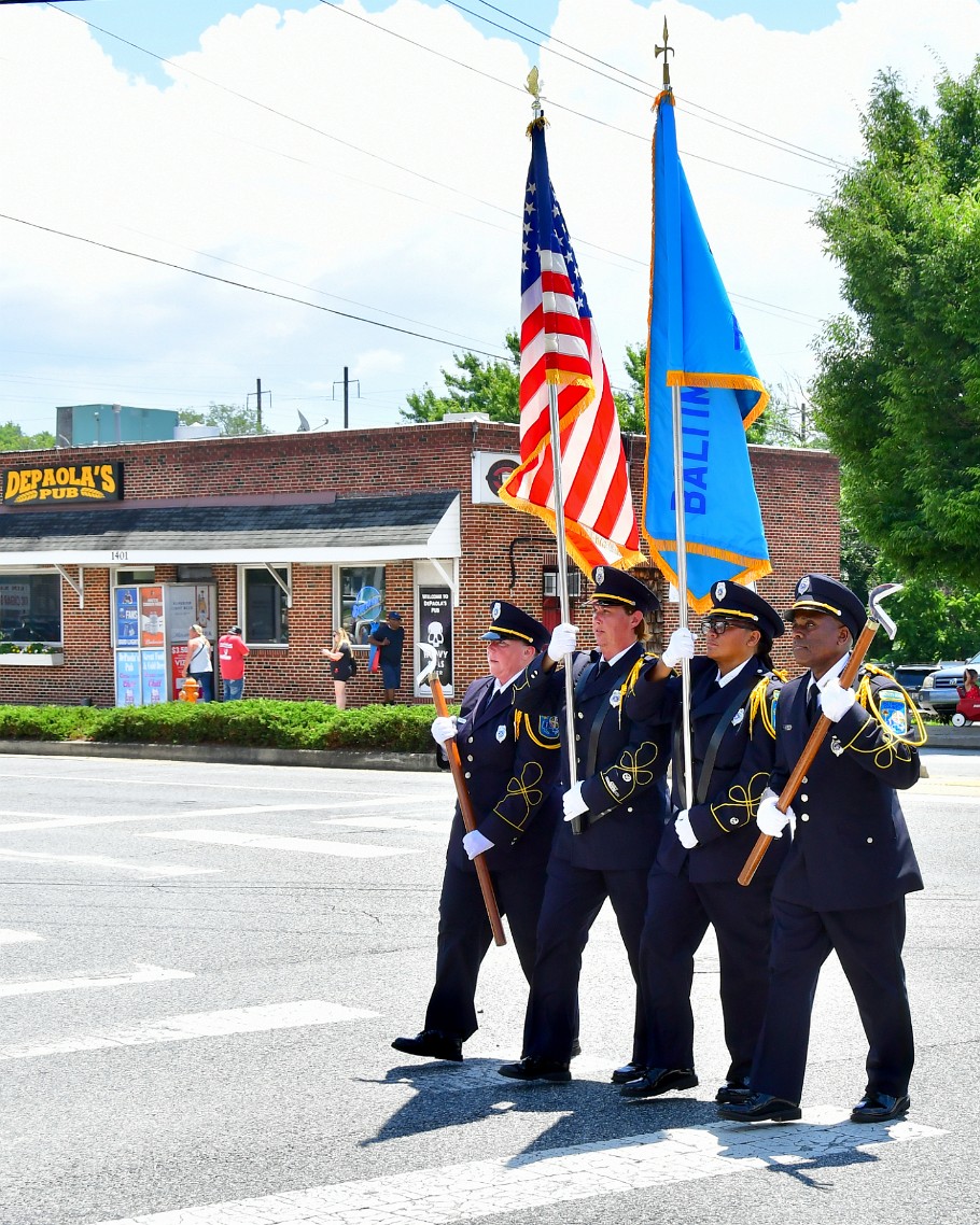 Baltimore County FD Color Guard Looking Fabulous