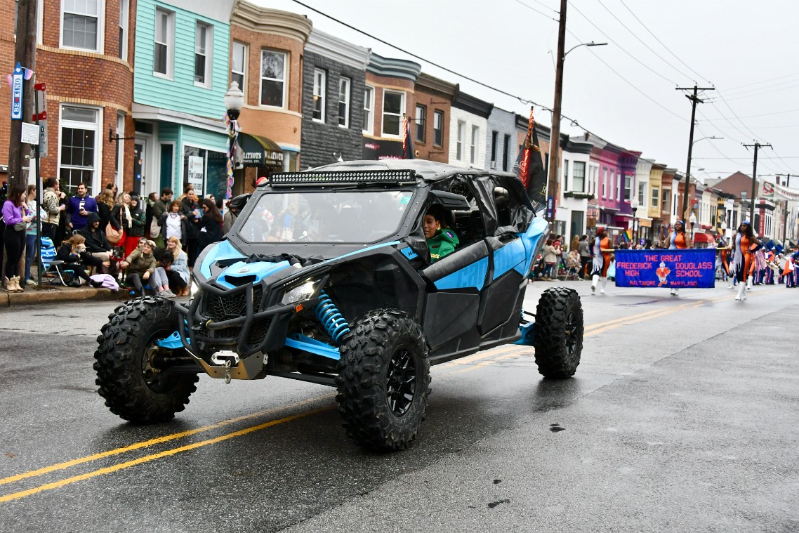 ATV in Blue and Black