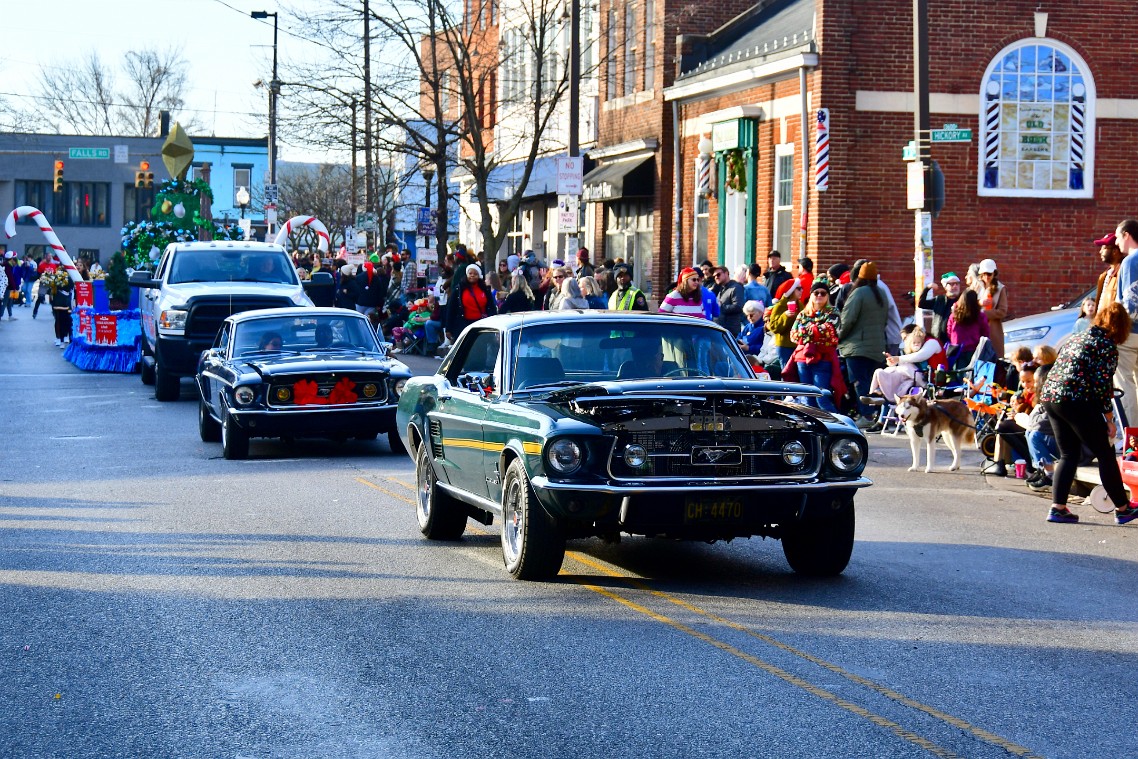 Mustangs Out Front