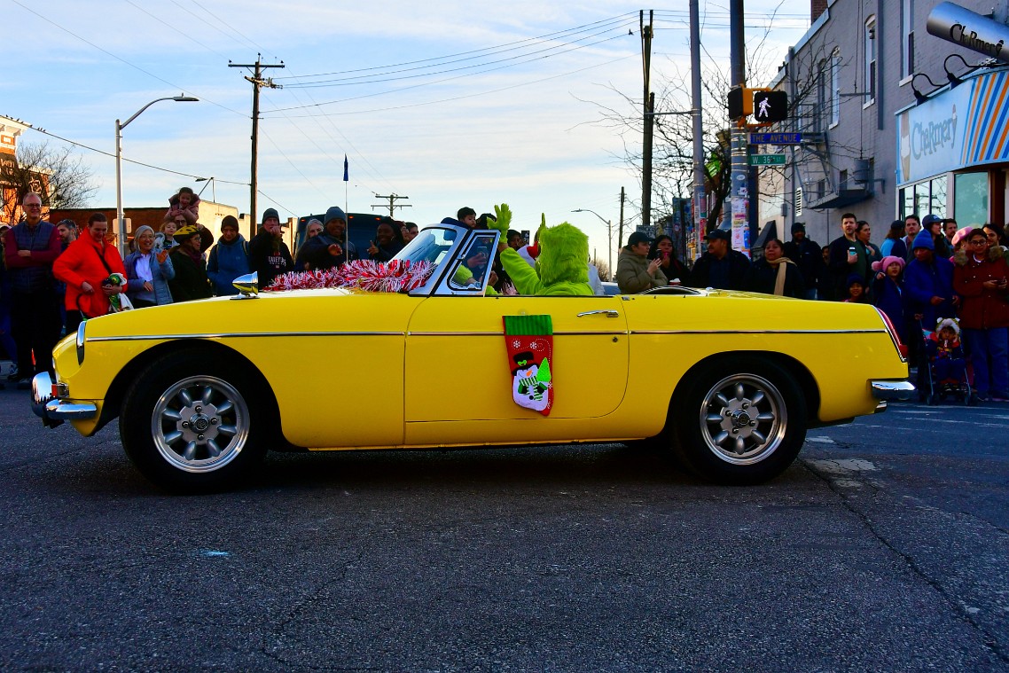 The Grinch in an MG