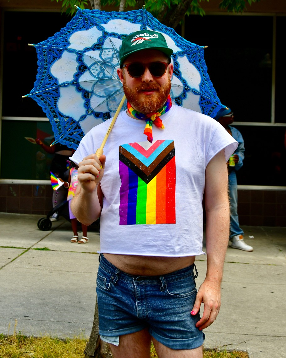 Rocking the Blue Parasol 2