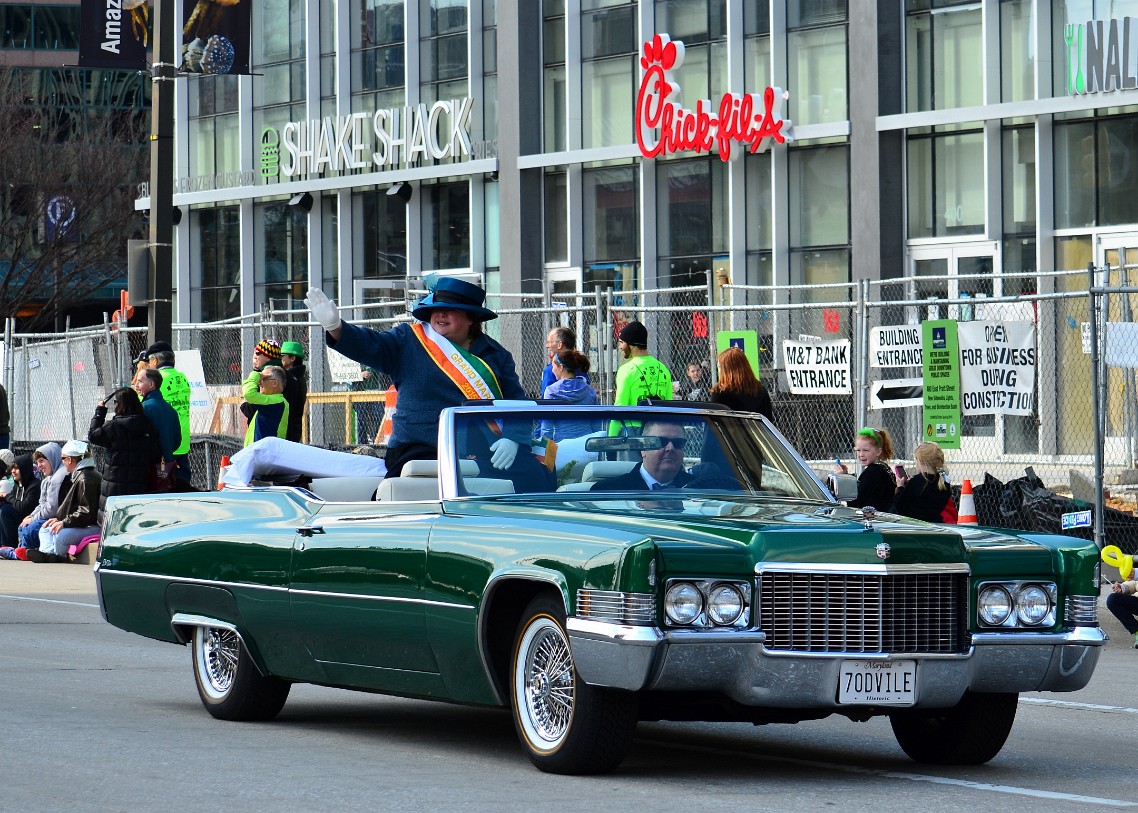 The Grand Marshall in a 1970 Cadillac De Ville The Grand Marshall in a 1970 Cadillac De Ville