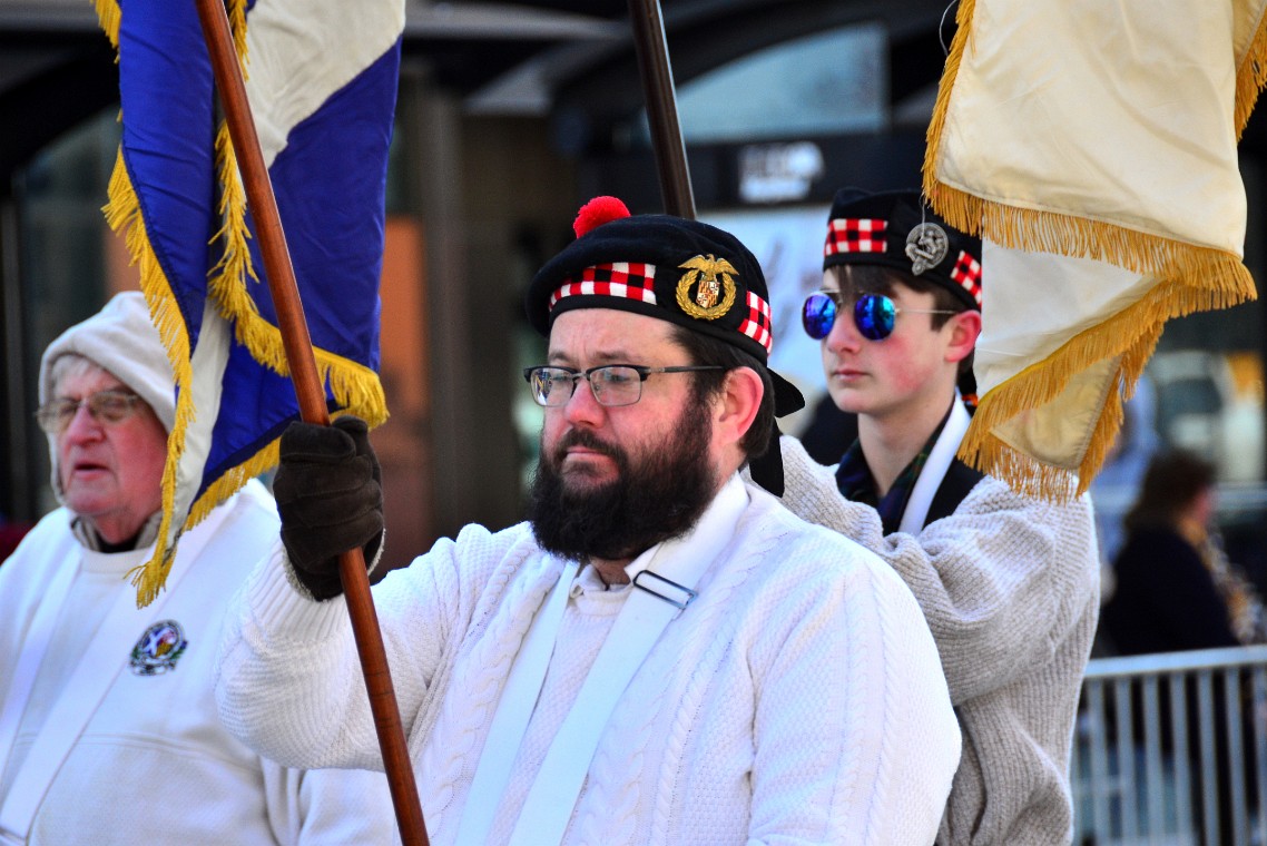 Nice Beard on a St. Andrews Society of Blatimore Flag Holder. Andrews Society Flag Holder Nice Beard on a St. Andrews Society of Blatimore Flag Holder. Andrews Society Flag Holder