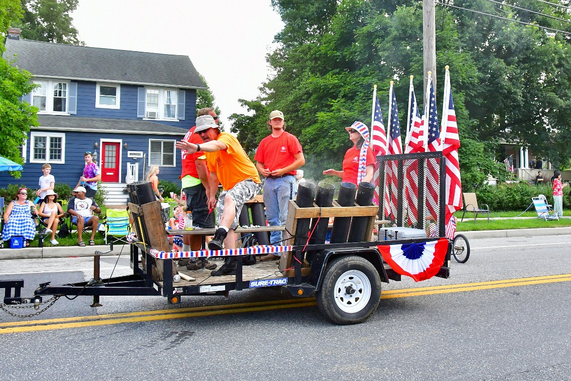 Catonsville Fireworks Crew Coming Through