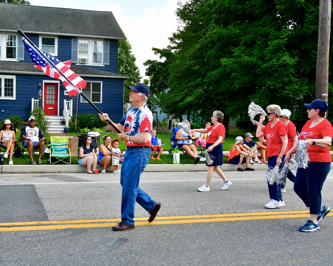 Flags and Poms of the Charlestown Residents