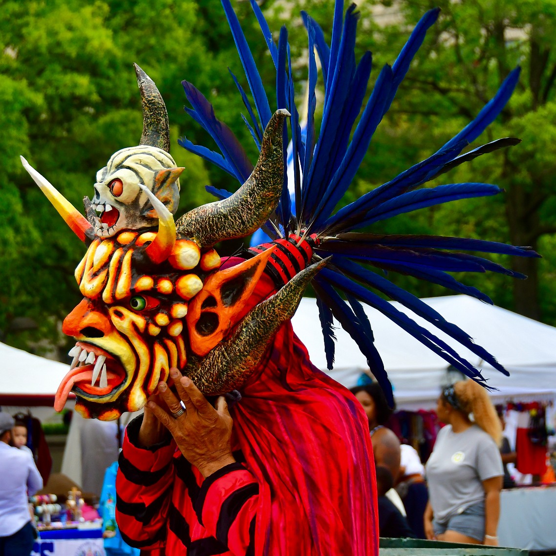 Demonic Mask in Beautiful Colors