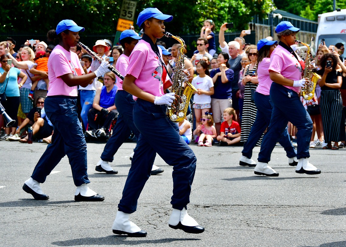 Ballou Majestic Marching Knights in Pinks and Blues