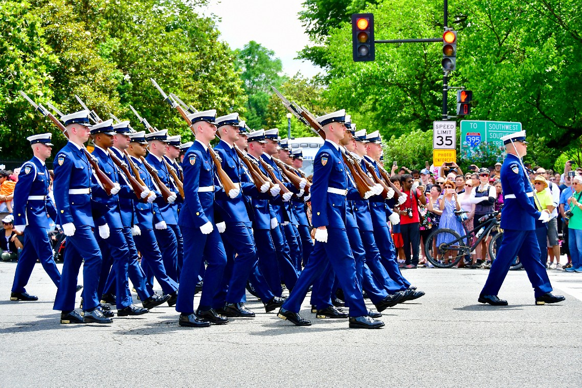 Coast Guard in Blue and White
